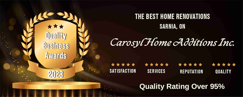Carosyl Home Additions Inc. Award